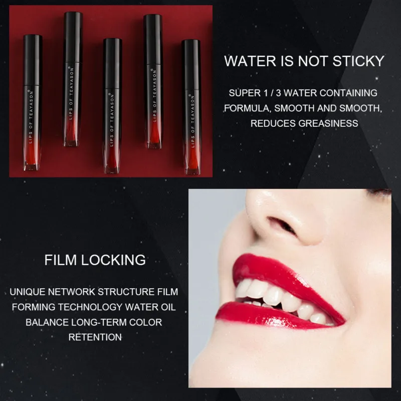 Бархат натуральный увлажняющий Жидкий блеск для губ краска цвет губная помада