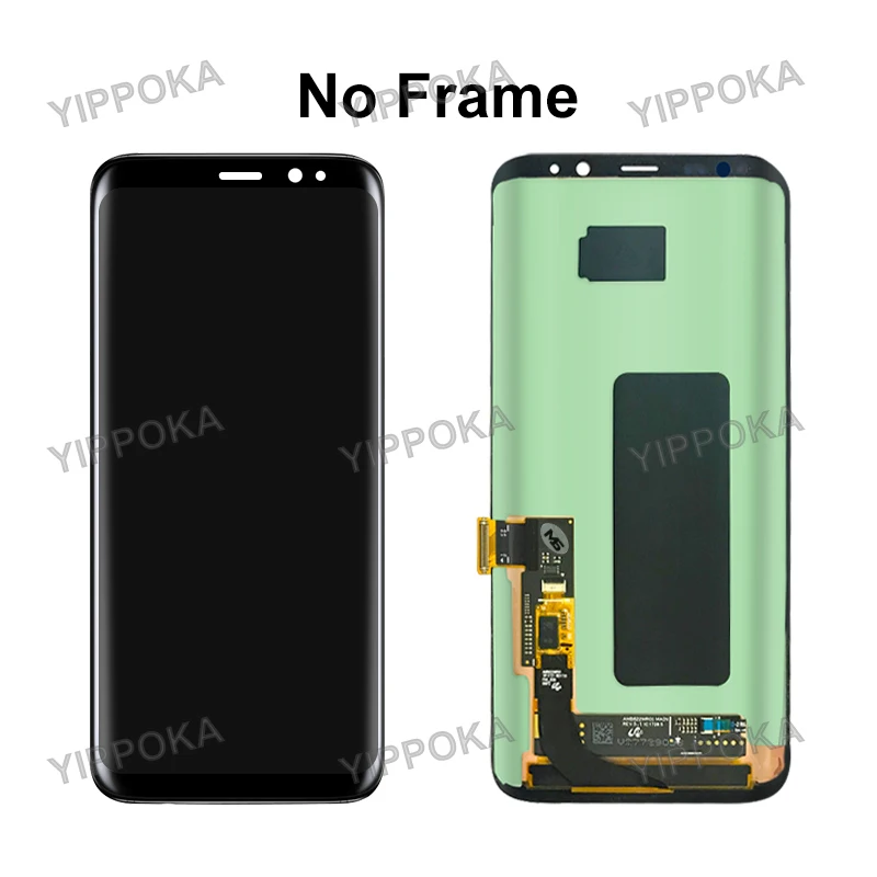 Pantalla LCD Super AMOLED para m&oacute;vil, digitalizador de pantalla t&aacute;ctil para Samsung Galaxy S8, G950F, G950, G955F, G955-3