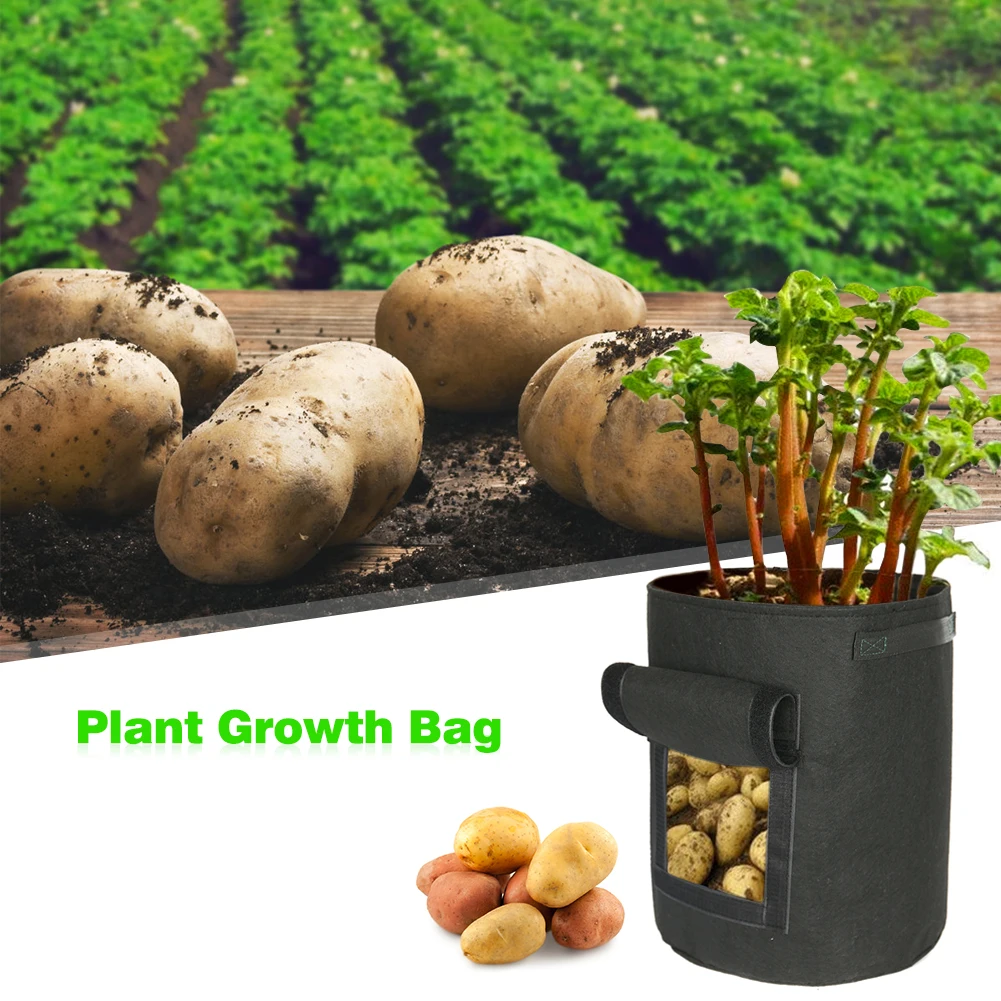

Plant Growth Bags Seedling Pots Potato Tomato Planter Vegetable Flower Planting Easily Carrying Part Eco-friendly Tool