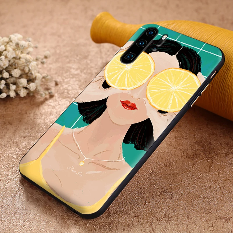 Ананас Лимон арбуз чехол для телефона huawei honor 7C 5.99IN 7X 8X 8C Примечание 10 вид 20 7A 9X Pro 8 9
