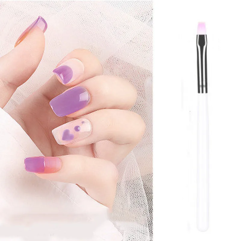 Новая салфетка для кисти маникюра гель-кисти розового цвета с короткими ручка