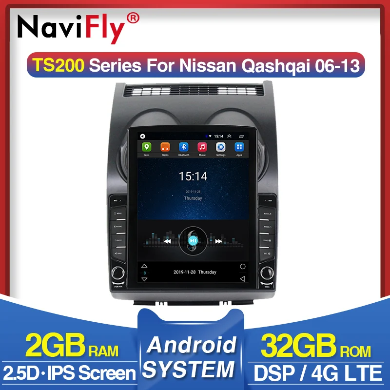 Автомагнитола 4G LTE IPS DSP 9 7 дюйма Android 0 2 ГБ + 32 мультимедийный видеоплеер с GPS для Nissan