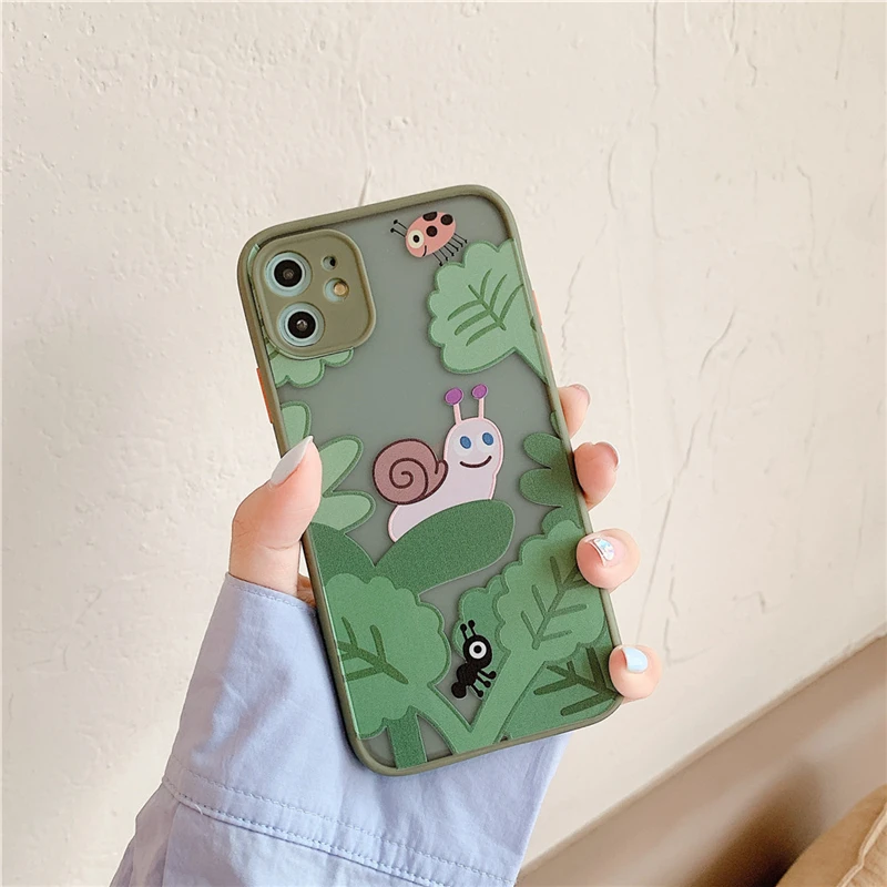 

Fashion Pretty Flower Pattern Phone Case For iPhone 11 11Pro Max X XR XS Max 7 8 Plus SE 2020 Cute Animal Back Cover