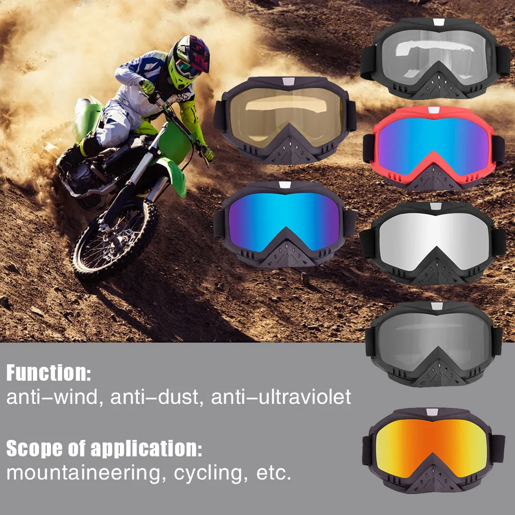 

Motorcycle Goggles Masque Motocross Goggles Helmet Glasses Windproof Off Road Moto Cross Motorcycle Off-Road Helmets Goggles