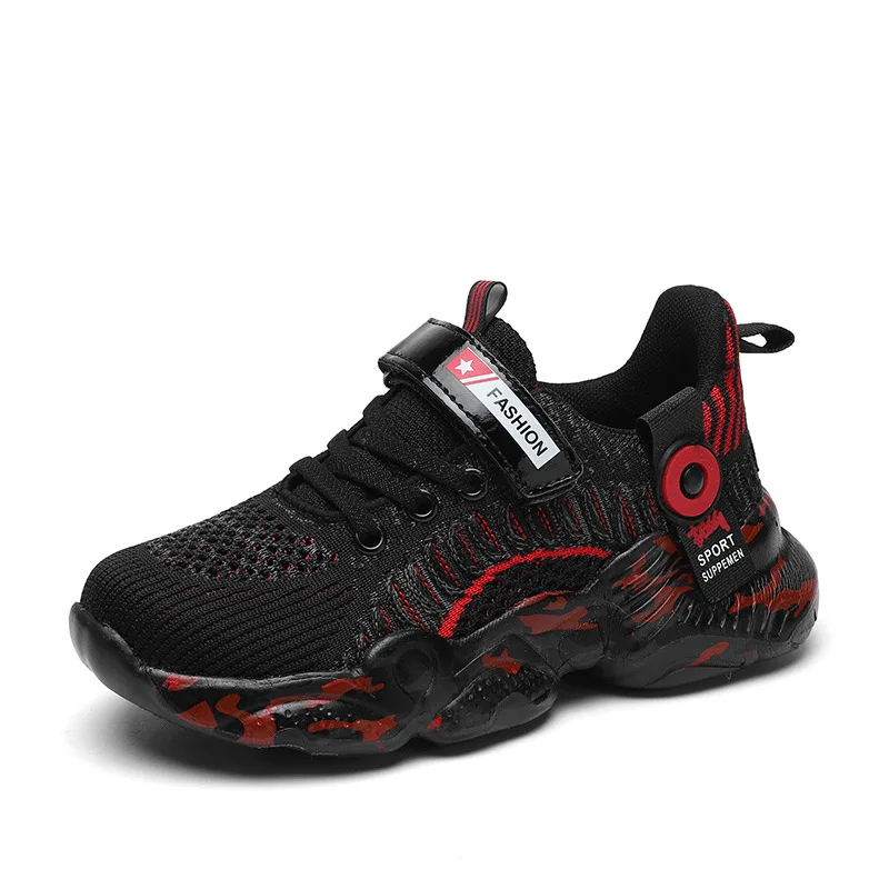 Детская обувь кроссовки для мальчиков Детские Молодежные беговые дышащая
