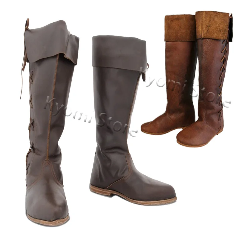 Обувь для косплея в средневековом стиле эпохи Возрождения готика пиратский