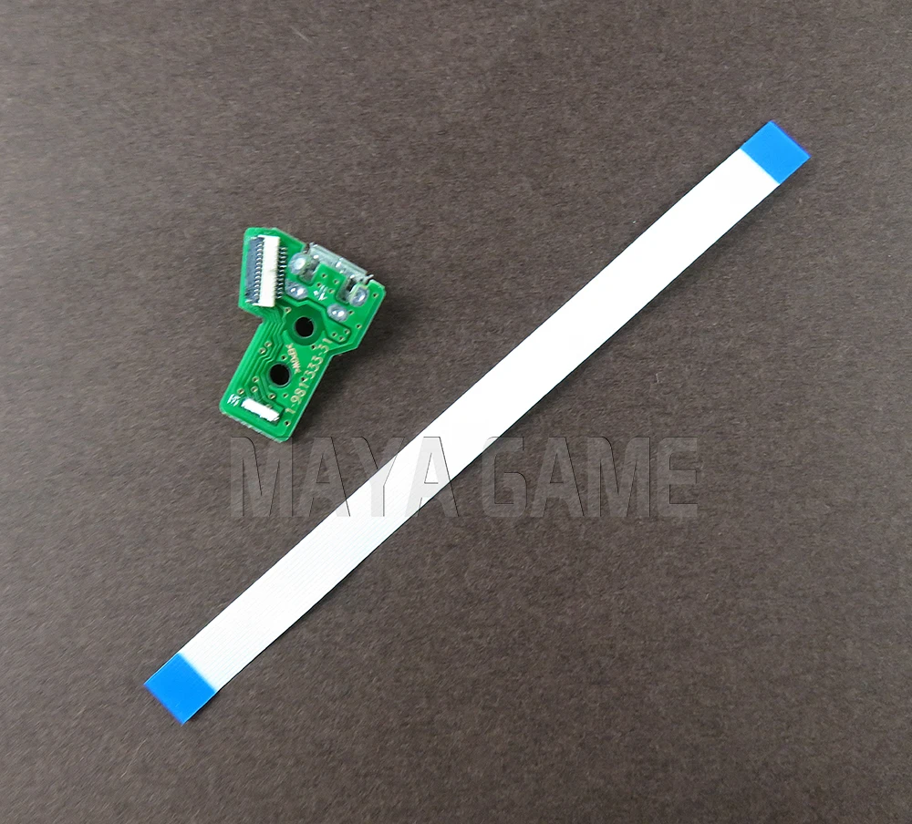Зарядное устройство черз порт USB гнездо на плату цепи JDS 001 011 030 040 050 055 с ленточным кабелем для Playstation 4 PS4 Pro контроллер комплект из 2 предметов