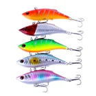 5 шт. Rattlin блесна жесткая приманка для рыбалки 7,5 см 10g искусственные приманки 6 #, крючки, станок и вибрации