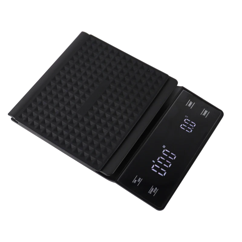 B&aacute;scula de caf&eacute; por goteo con temporizador, balanza Digital electr&oacute;nica port&aacute;til de alta precisi&oacute;n, LCD, 3kg/0,1g, 5kg/0,1g-2