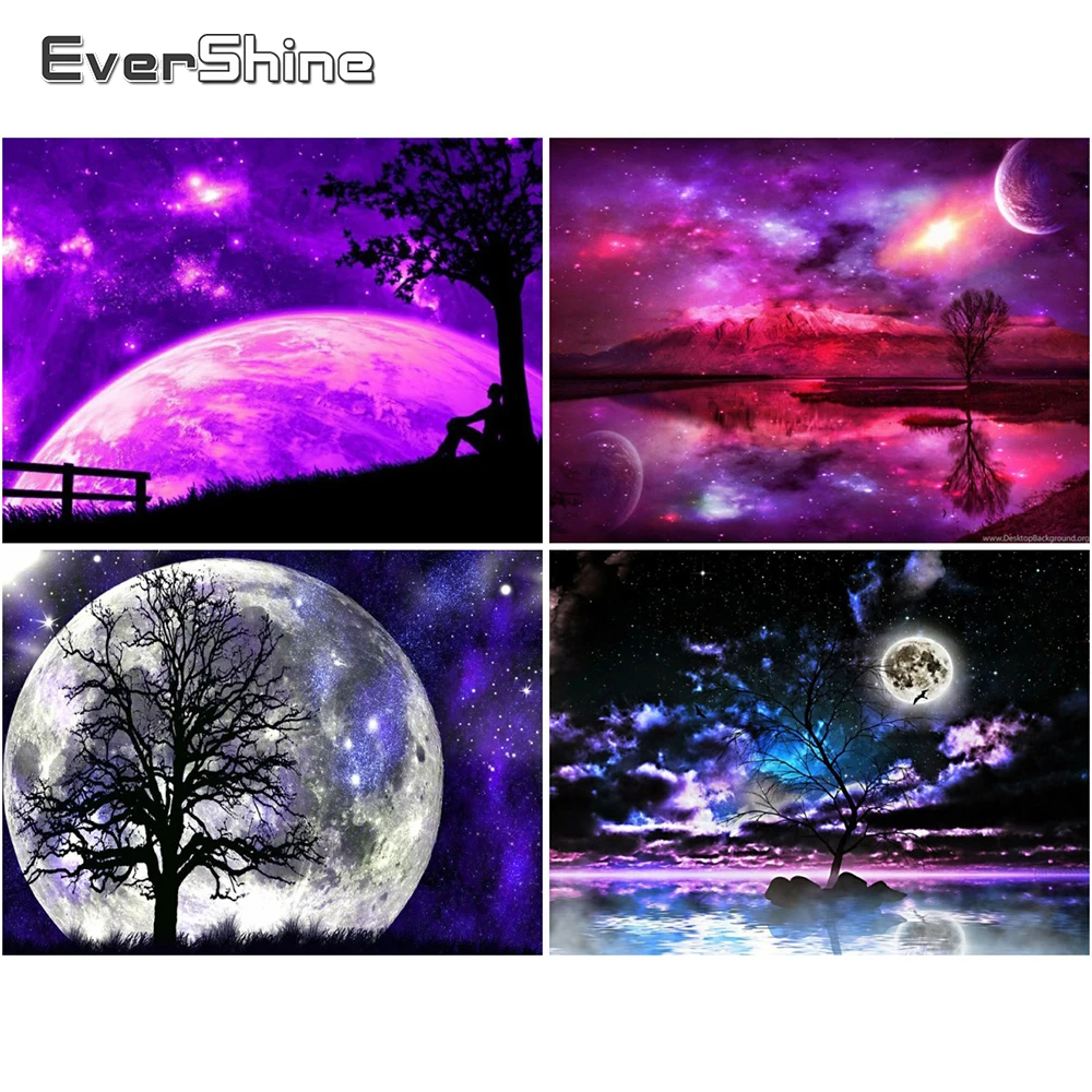 Evershine 5D алмазная живопись полный квадратный фотографический пейзаж Набор для