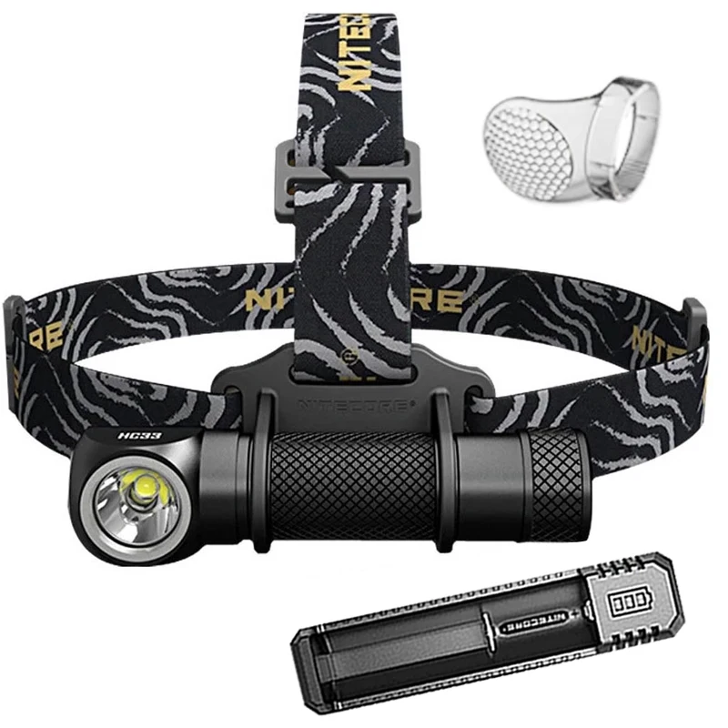 Комплект фар NITECORE HC33 CREE XHP35 HD MAX. Налобный фонарь 1800 люмен 8 режимов работы наружный