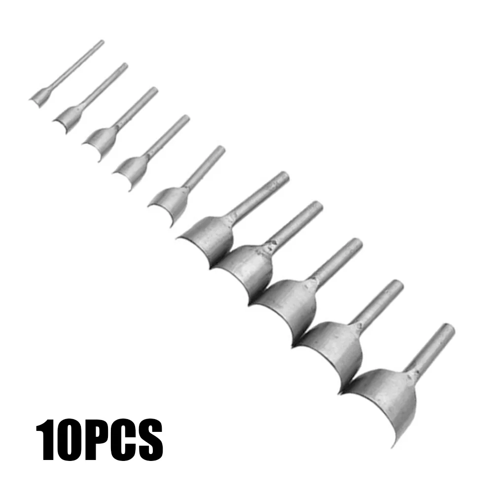 10 шт. кожаное ремесло полукруглый резак ремень кошелек конец ручной инструмент DIY