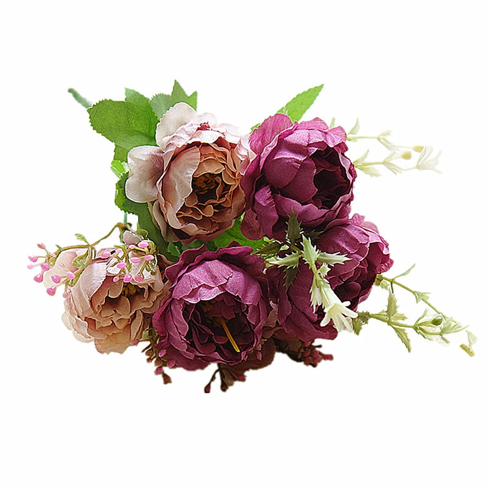 Искусственный цветок пион 1 шт. домашний сад для невесты свадьбы вечеринки сделай