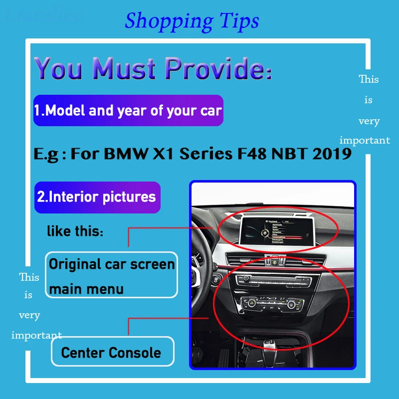 Камера заднего вида для BMW X1 E84 F48 2009 ~ 2020 декодер оригинальная Модернизированная