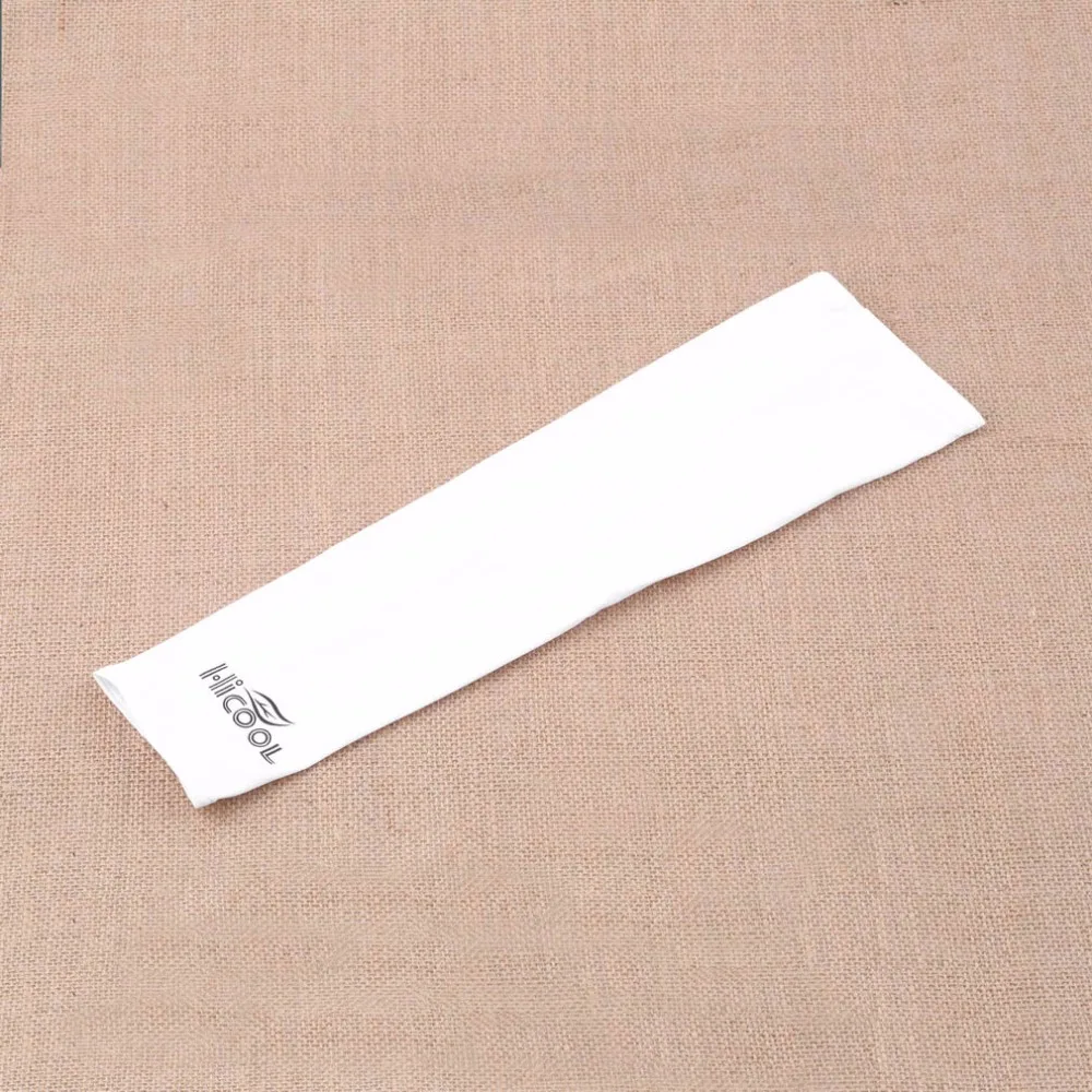 1 пара 390 мм белый охлаждающий руку рукава спортивные нарукавники Защита от