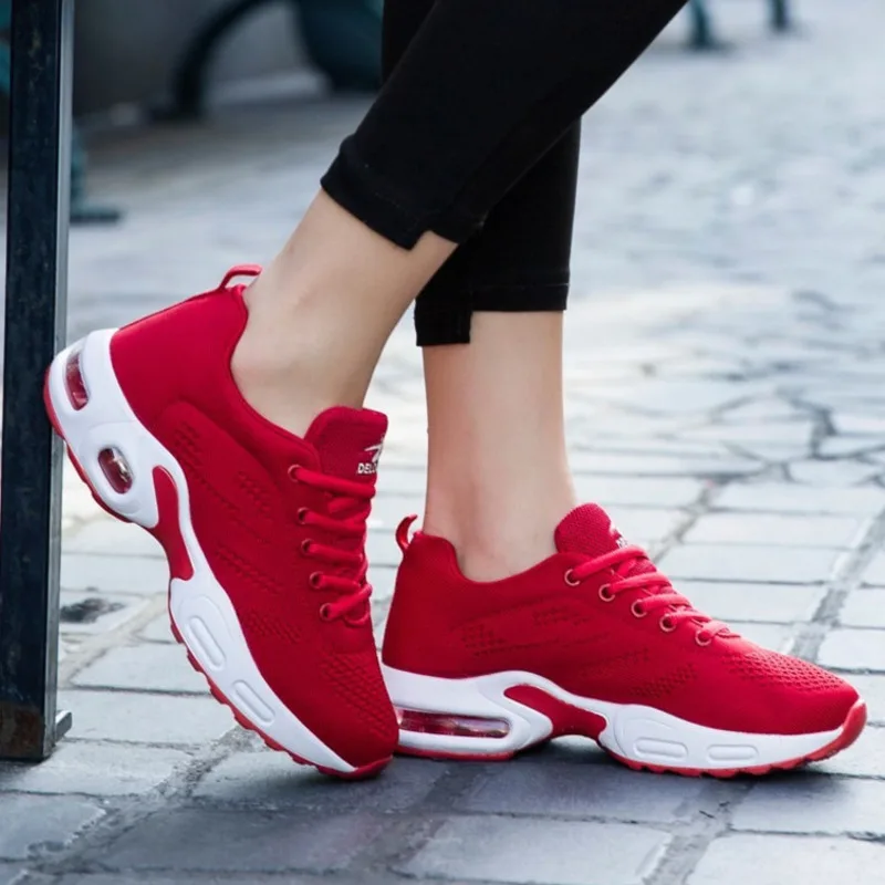 Женские кроссовки амортизирующие женские для бега дышащая Спортивная обувь Fly