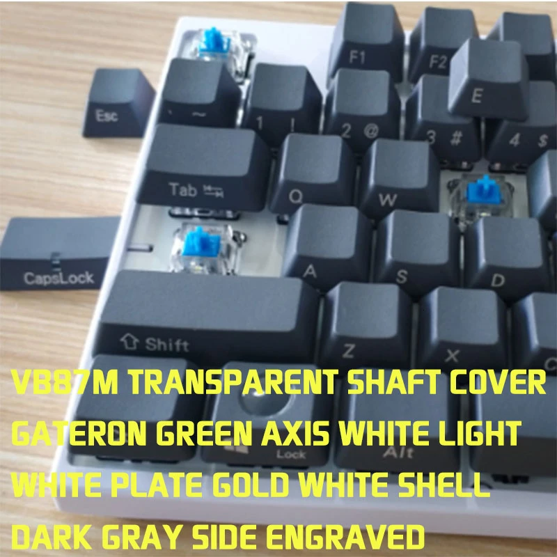 Varmil VB87M Bluetooth клавиатура Pbt Cherry Mx Красный приглушенный цветной краситель Суб Печать Keycps Беспроводная механическая клавиатура для ПК