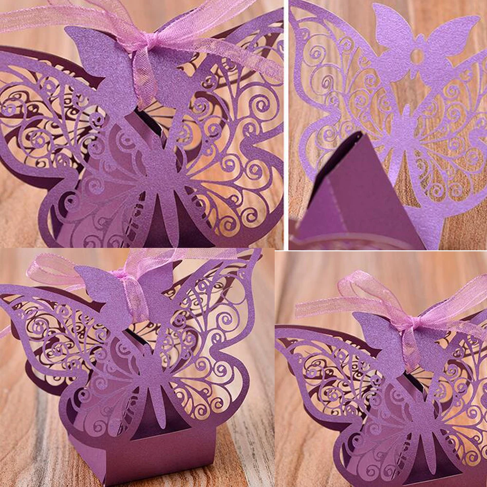 10 шт. квадратные конфеты коробки для шоколада украшения вечерние торжества