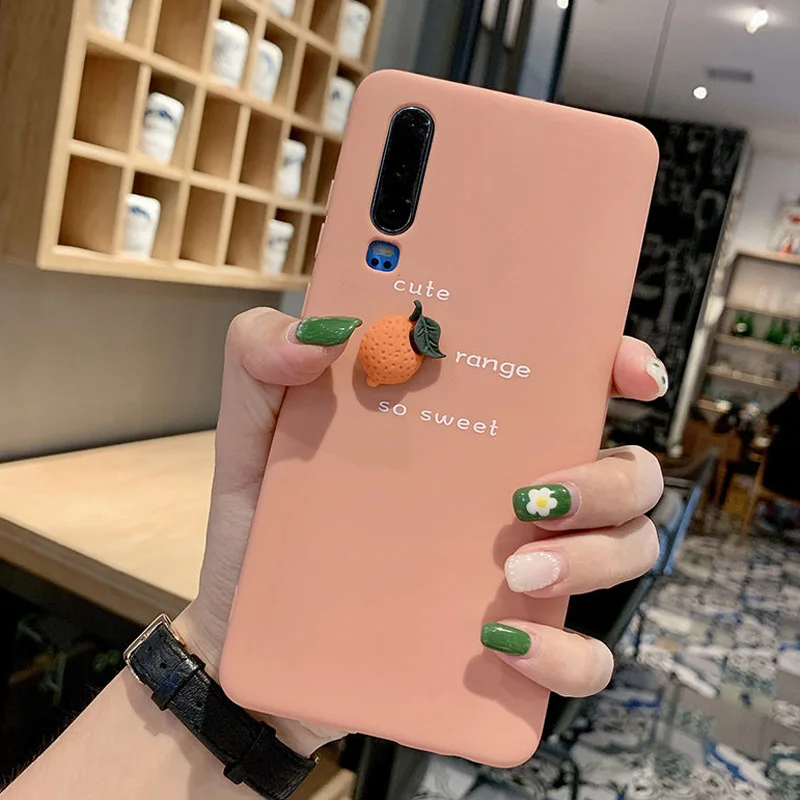 Чехол для телефона iPWSOO с объемным мультяшным изображением авокадо Huawei P30 Pro P20 Mate 20