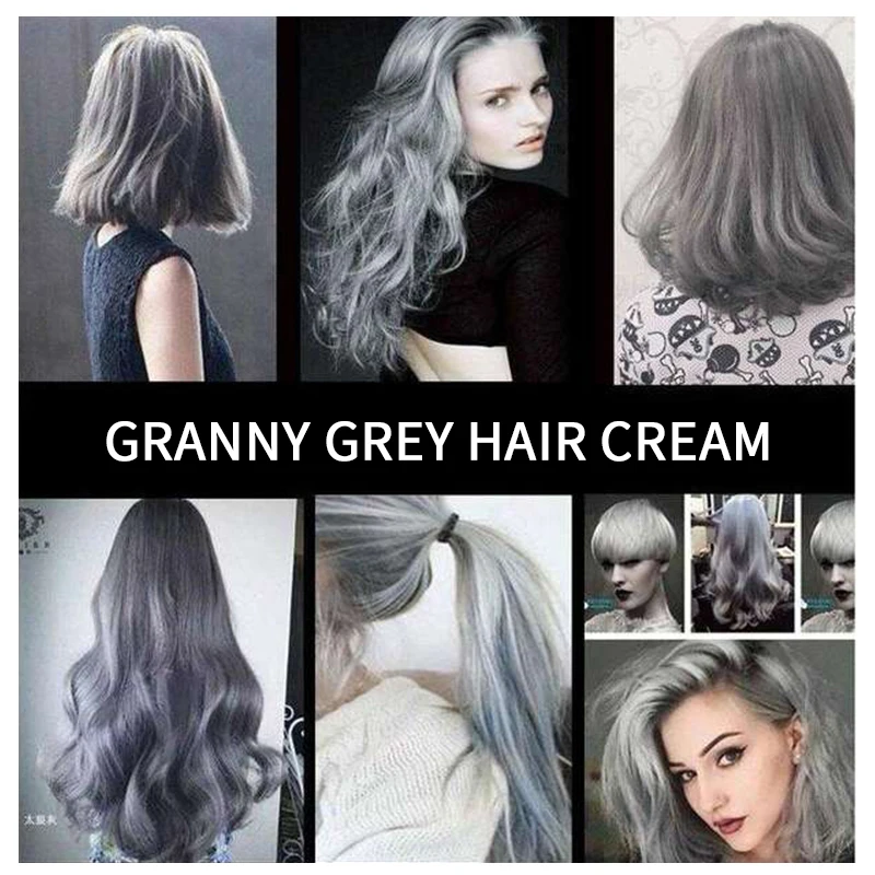 

Hair Color Dye Cream Granny Grey Hair Dye Quickly Dyes And Fixes The Color Lasts Effectively Hair Coloring Styling Tool