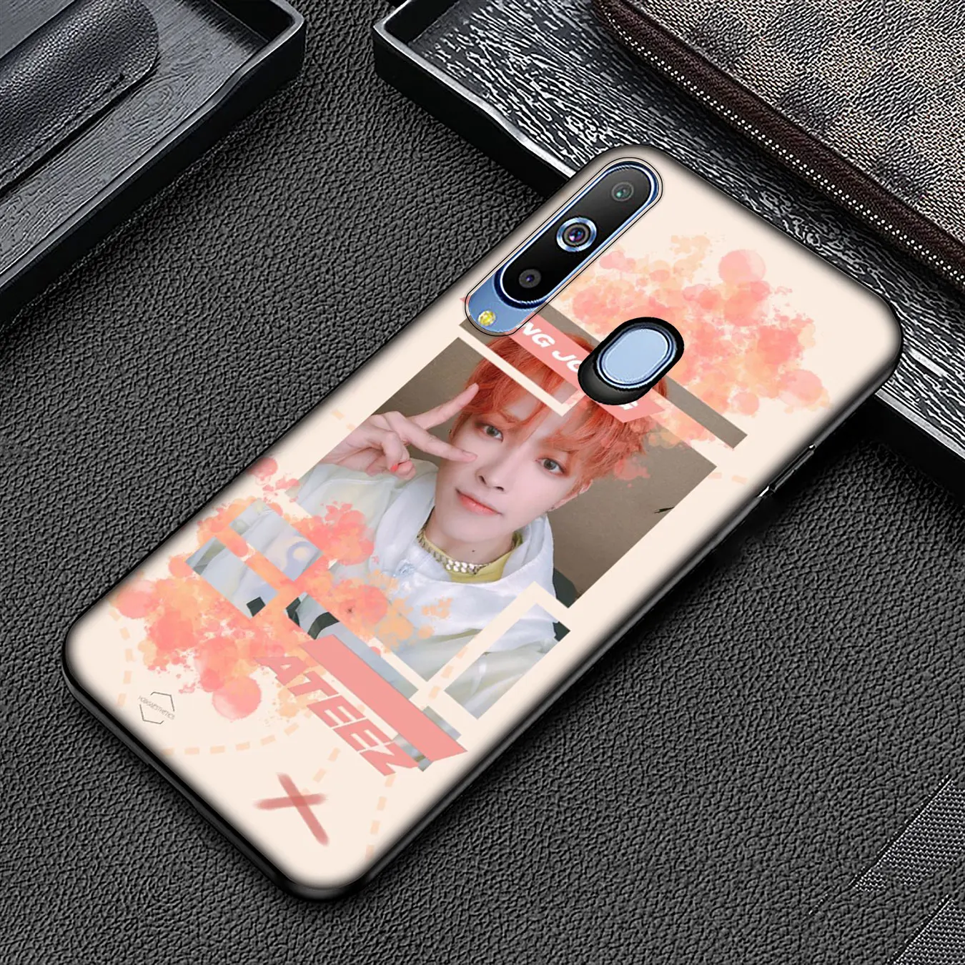 ATEEZ KPOP Soft Silicone Phone Case for Samsung Galaxy A6 Plus A9 A8 A7 2018 A3 A5 2016 2017 Note 9 8 10 Cover | Мобильные телефоны