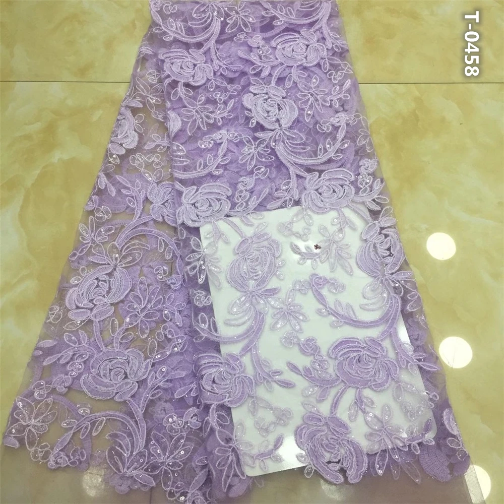 Новинка Белая французская Тюлевая кружевная ткань 2020 высококачественное