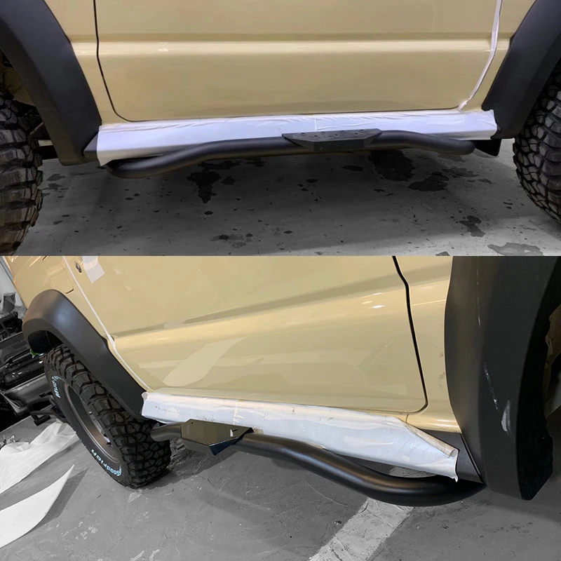 Бег подножка рок н слайдер для Suzuki Jimny JB64 JB74 2018 2019 2020 авто боковые шаг бар езды на