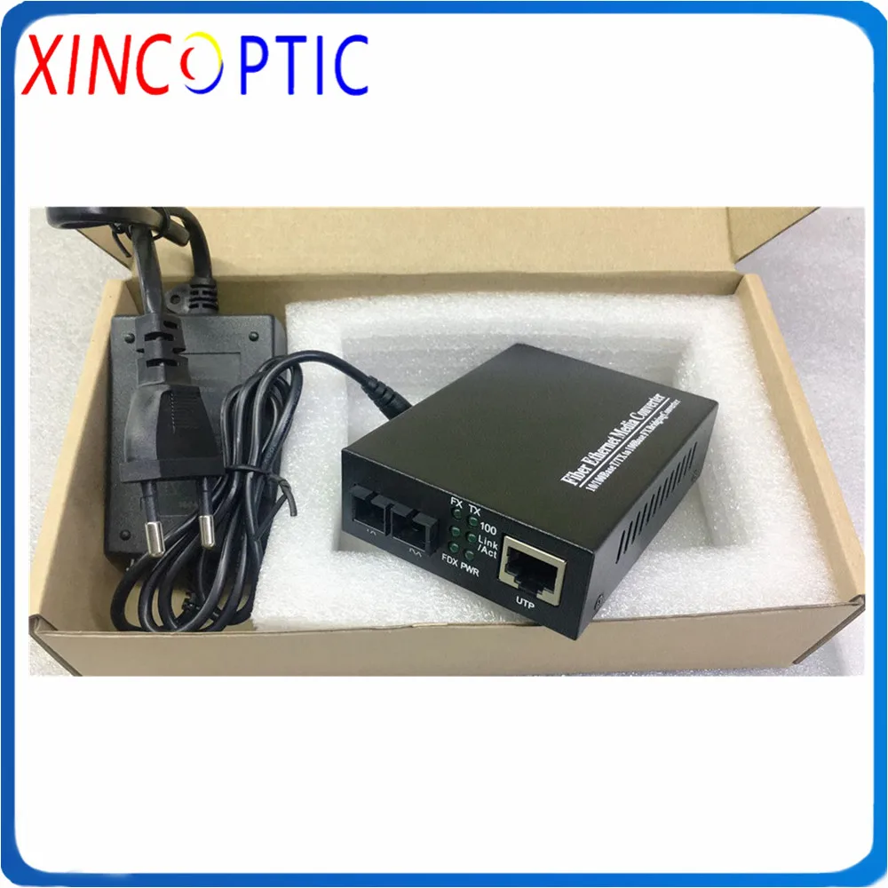 100 км м Одномодовый двойной волоконный нм SC/UPC Волоконно-оптический медиа