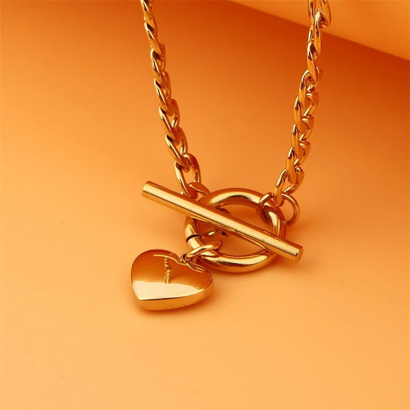 

Heart Shaped Necklace Jewelry Jewelry Fashion Beautiful Heavy Clavicle Necklace Fashion Jewelry Jewelry Party Gift