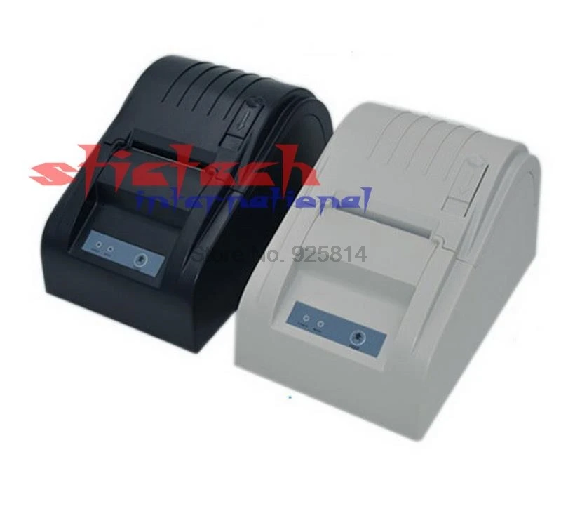 Dhl ИЛИ ems 5 комплектов оптом 58 мм Термопринтер ZJ 5890T Pos принтер мини USB порт внешний