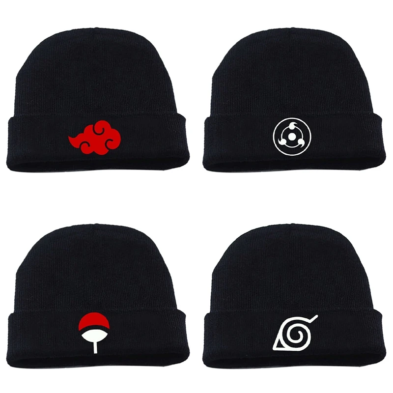 Вязаные зимние теплые шапки ниндзя Hokage для мужчин женщин мальчиков девочек