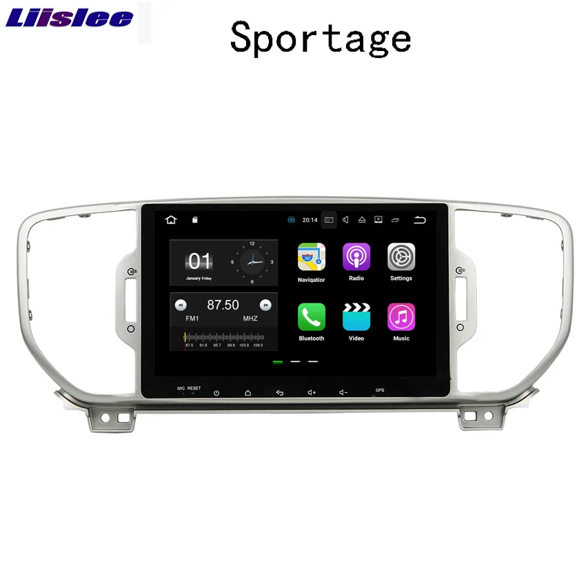 Liislee 2 din Android автомобильный навигатор GPS для Kia Sportage 2015 ~ 2018 Аудио Видео Стерео