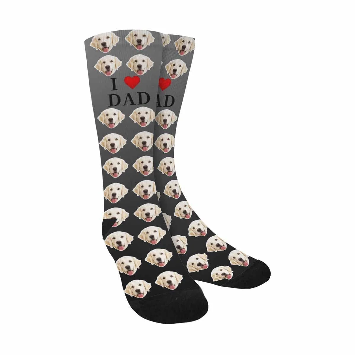 

Custom Face Pet Dad Sublimated Crew Socks
