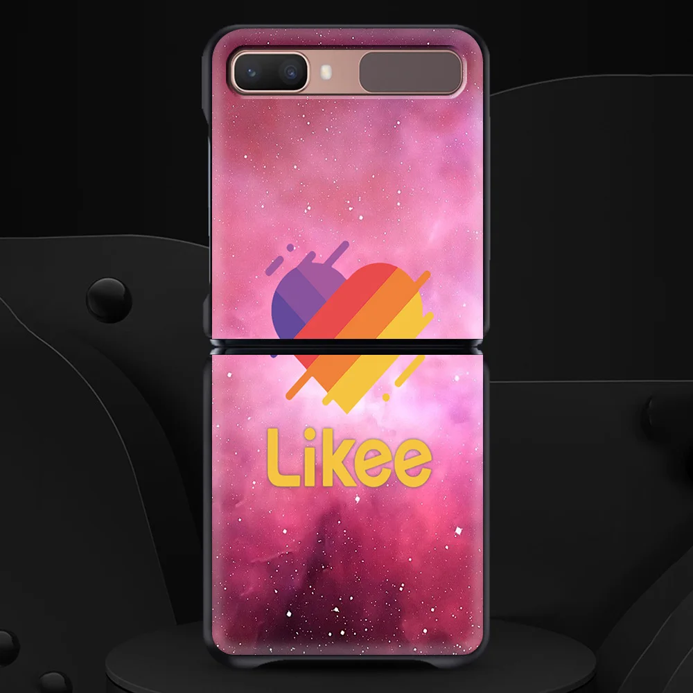 

Likee for Samsung Galaxy Z Flip Mobile Phone Shell Zflip Folding Protective Case Luxury Black Coque Shell