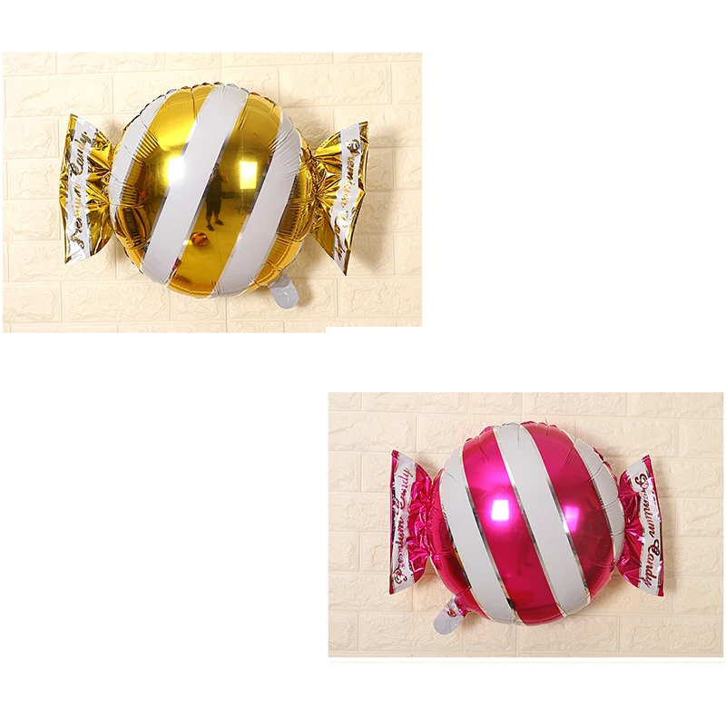 48*65 см милые разноцветные шары в форме конфет из фольги украшения для вечеринки