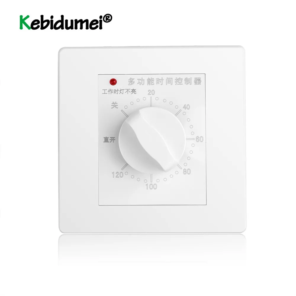 

Mechanical Timer Switch AC 220V 20/60/120 Minutes Intelligent Timer Switch Controller Countdown High Power Timing Control Tools