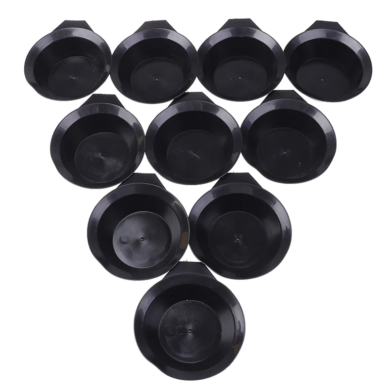 

10Pcs/lot Hair Color Dye Bowl Comb Accessories Black Plastic Hair Dye Colouring Brush Comb Bowl Hairdressing Styling Tools