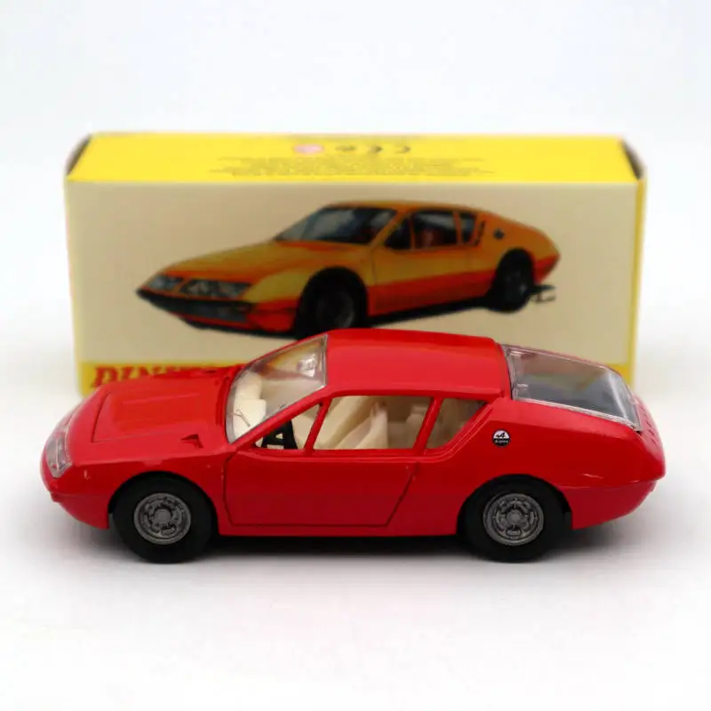 Атлас 1/43 Dinky toys 1411 ALPINE RENAULT A310 Red коллекционные модели подарочных