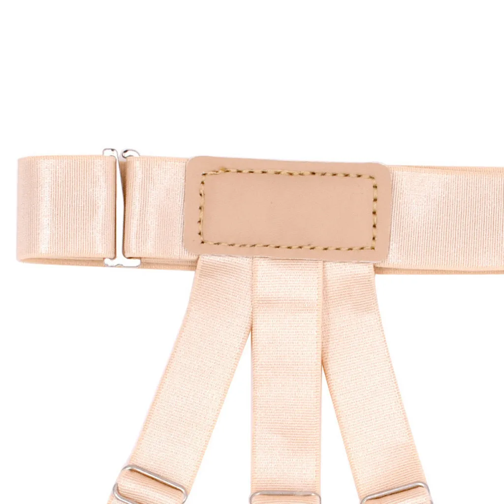1 Pair Men Shirt Stays Belt with Non-slip Locking Clips Keep Shirt Tucked Leg Thigh Suspender Garters Strap#L10
