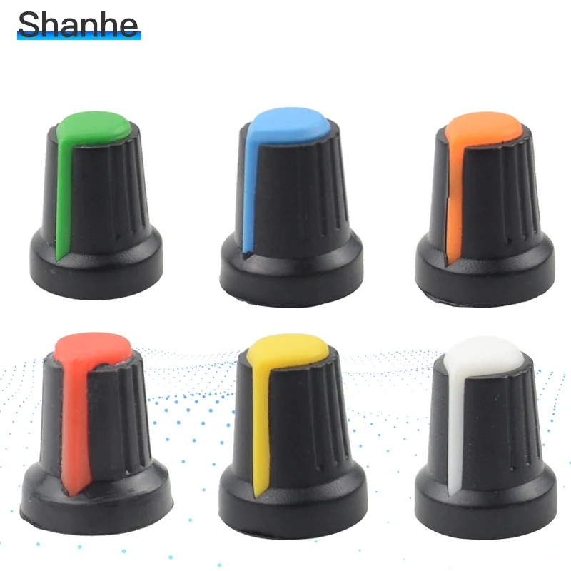 12 шт. 6 мм крышка переключателя ручки потенциометра 15*17 поворотные | Обустройство