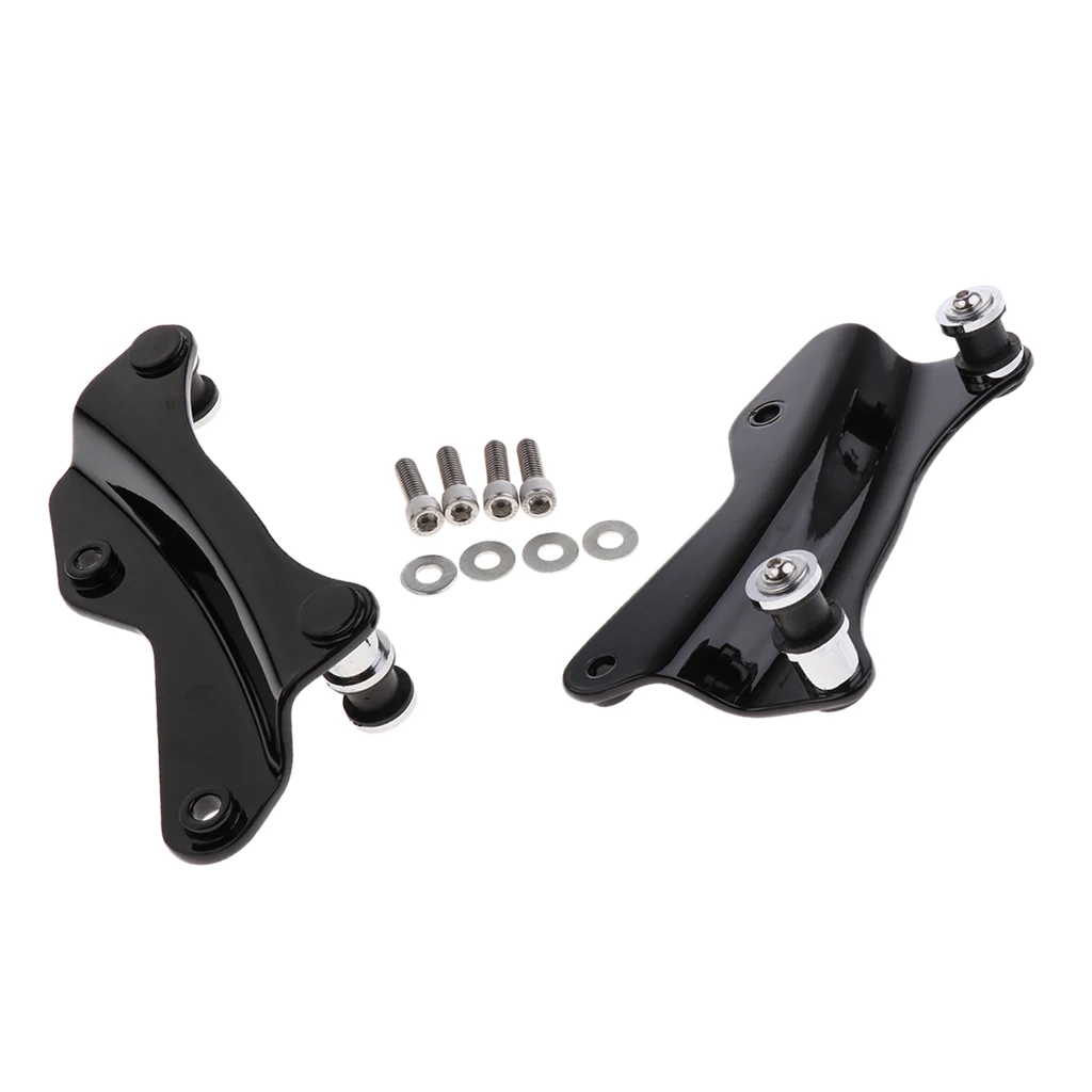 

Black 4 Point Docking Hardware Kit For 2014-UP FLHX FLTRX CVO