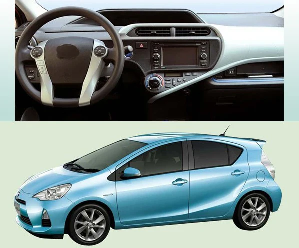 Автомобильный облицовка аудио Панель рамки Даш Комплект для Prius с левой стороны водительского сидения 2012 2013