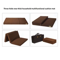 three folds new thick household coconut palm silk portable futon meditation mat worship pad buddha cushion