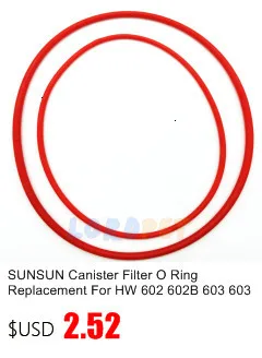 SUNSUN канистра фильтра-хомут с круглым воротником для мальчиков и девочек, запасные части для HW 3000 302 303AB 304AB 402AB 403AB 404AB 702AB 703AB 704AB