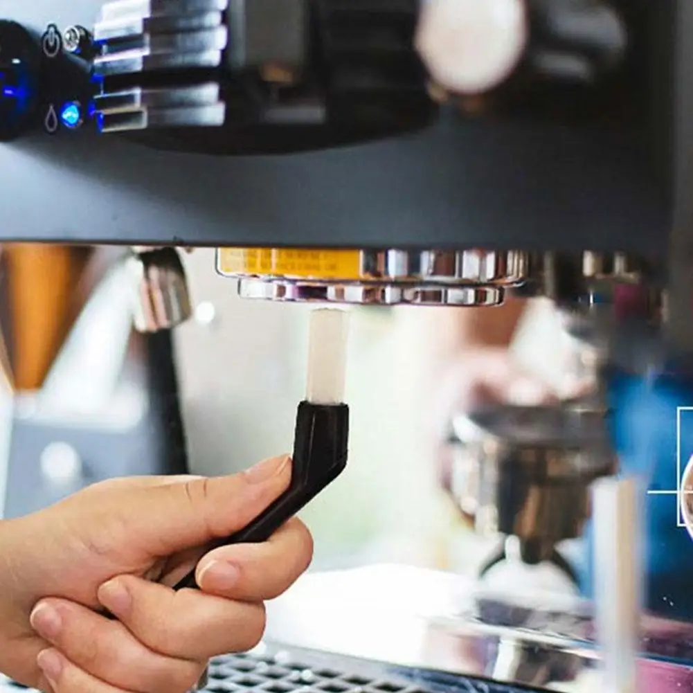 Coffee Machine Cleaning Brush Plastic Handle Nylon Cleaning Spoonless Kitchen Brush Brush Cleaning Brush Keyboard H8N8