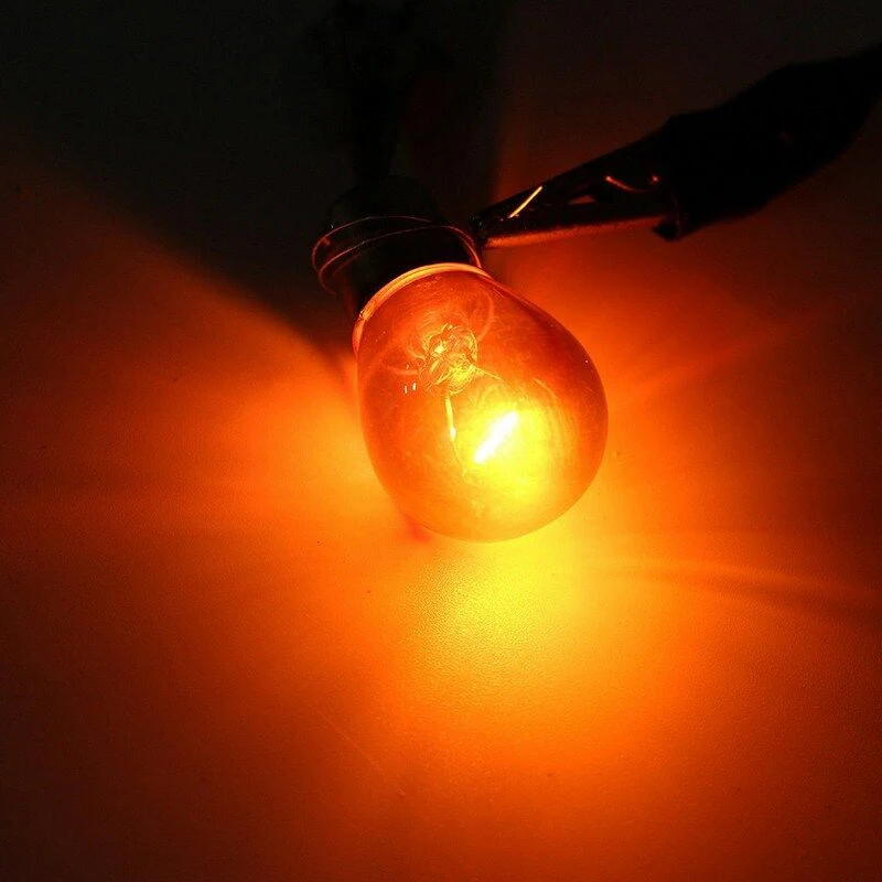 581 PY21W S25 BAU15s серебристый/Хромированный Янтарный стеклянный 12V21W Автомобильный