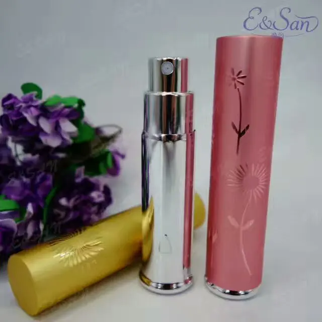 L69D-7ML The New High-grade Color Relief Dandelion Aluminum Perfume Dispensing Spray Bottle 108PCS/LOT | Красота и здоровье