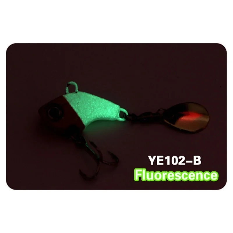 1Pcs Rotating Metal VIB Vibration Bait Spinner Spoon Fishing Lures 7g 10g 20g Jigs Trout Winter Fishing Hard Baits Tackle Pesca