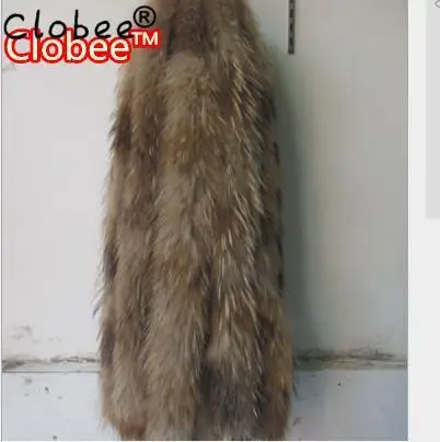 Женский офисный воротник с мехом енота теплый элегантный официальный меховой