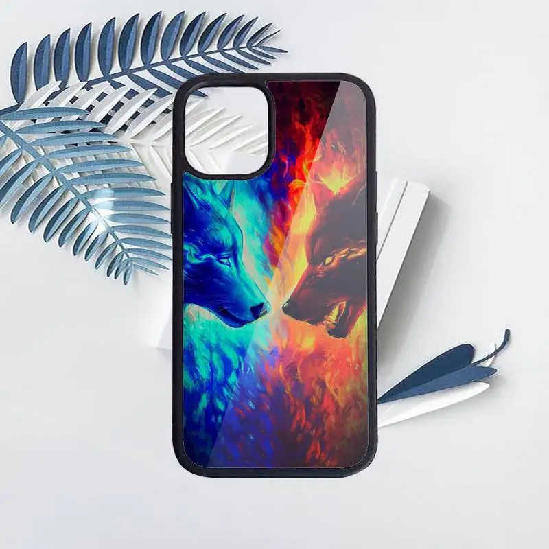 

Wolf Tiger Lion Phone Cases for iPhone 11 12 pro XS MAX 8 7 6 6S Plus X 5S SE 2020 XR Hard PC